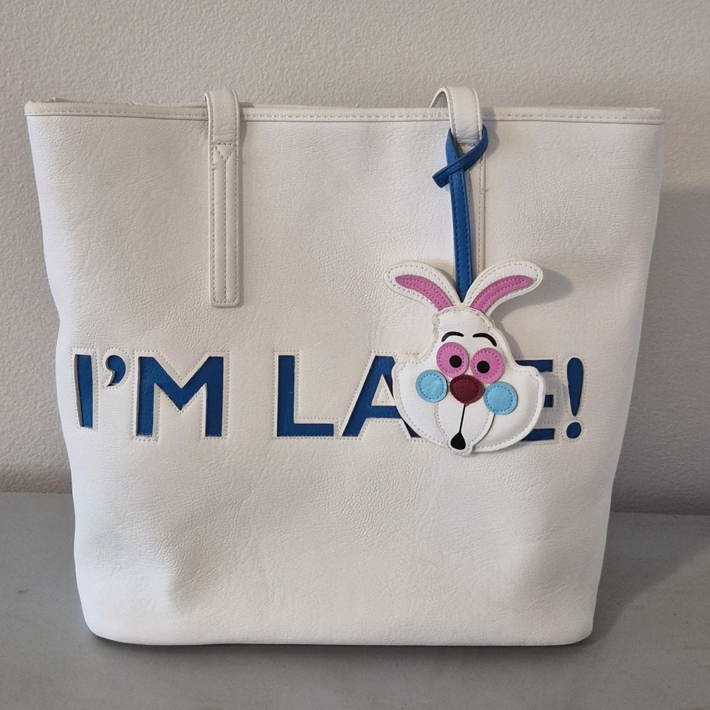 Loungefly Alice In Wonderland I'm Late Tote